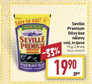 Billa Seville olivy nabídka