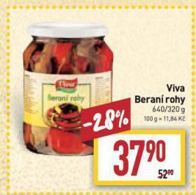 Billa Viva beraní rohy nabídka