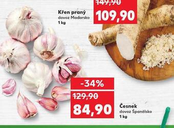 Kaufland Česnek nabídka