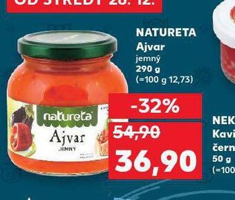 Kaufland Natureta ajvar nabídka