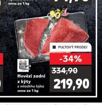 Kaufland Hovězí zadní z kýty nabídka