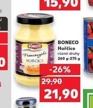 Kaufland Boneco hořčice nabídka