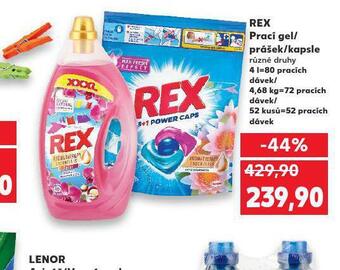 Kaufland Rex prací prostředek nabídka