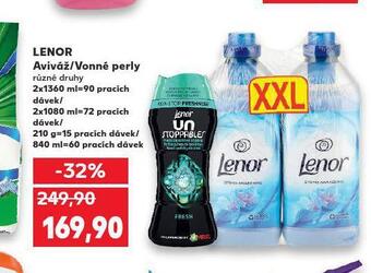 Kaufland Lenor aviváž, vonné perly nabídka