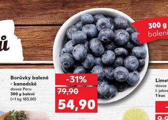Kaufland Borůvky balené - kanadské nabídka