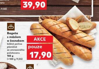 Kaufland Bageta s máslem a česnekem nabídka