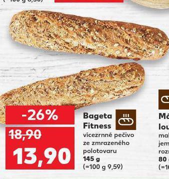 Kaufland Bageta fitness nabídka
