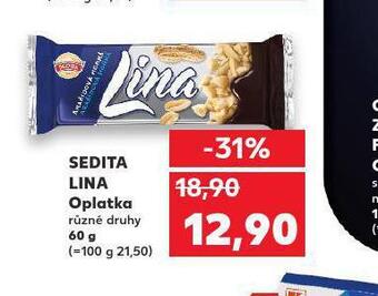 Kaufland Sedita lina oplatka nabídka