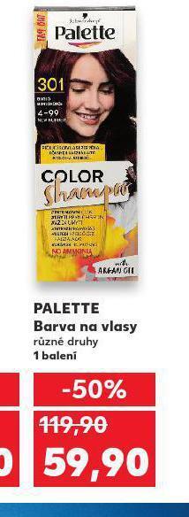 Kaufland Palette barva na vlasy nabídka