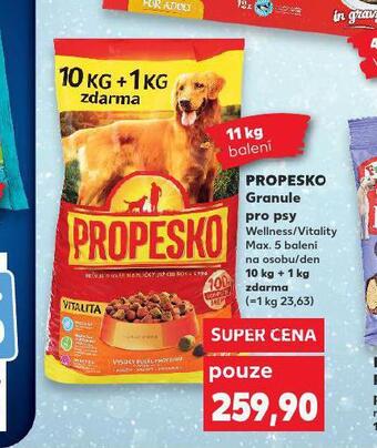 Kaufland Propesko granule pro psy nabídka