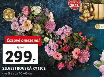 Lidl Silvestrovská kytice nabídka