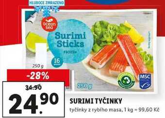 Lidl Surimi tyčinky, 250 g nabídka