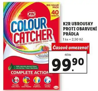 Lidl K2r ubrousky proti obarvení prádla, 40 ks nabídka