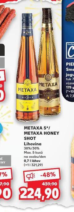 Kaufland Metaxa 5* nabídka