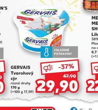 Kaufland Gervais tvarohový sýr nabídka