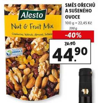 Lidl Směs ořechů a sušeného ovoce, 200 g nabídka