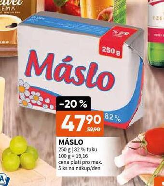 Terno Máslo nabídka