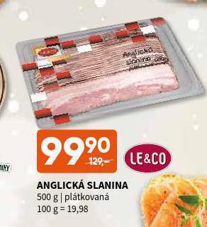Terno Anglická slanina nabídka