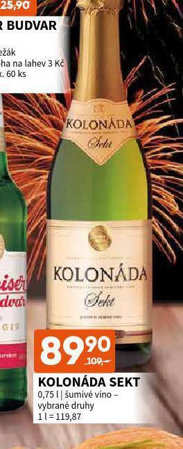 Terno Kolonáda sekt nabídka