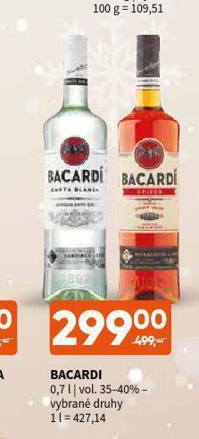 Terno Bacardi nabídka