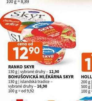 Terno Bohušovická mlékárna skyr nabídka