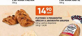 Pletenec s pekanovými ořechy a javorovým sirupem