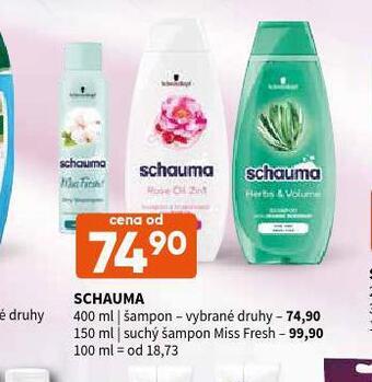 Terno Schauma suchý šampon nabídka