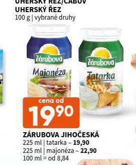 Terno Zárubova jihočeská majonéza nabídka