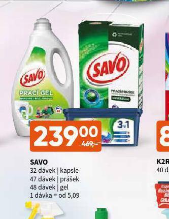 Terno Savo prací prostředek nabídka