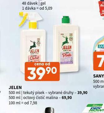 Terno Jelen octový čistič malina nabídka