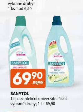 Terno Sanytol dezinfekční univerzální čistič nabídka