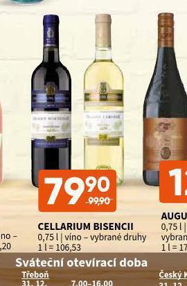 Terno Cellarium bisencii nabídka