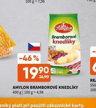 Terno Amylon bramborové knedlíky nabídka