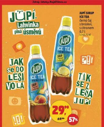 Penny Market Jupí sirup ice tea nabídka