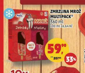 Penny Market Zmrzlina mrož nabídka
