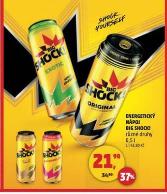 Penny Market Big shock energy drink nabídka