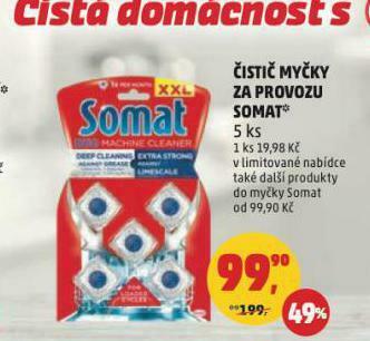 Penny Market Čistič myčky somat nabídka