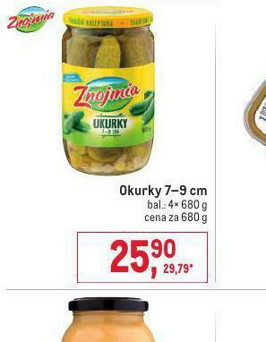 Makro Okurky znojmia 7-9 cm nabídka