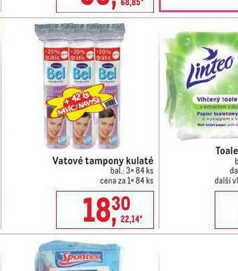 Makro Vatové tampony kulaté nabídka