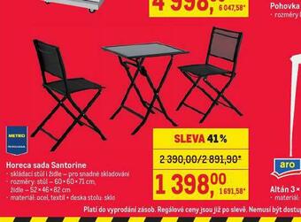 Makro Horeca sada santorine nabídka