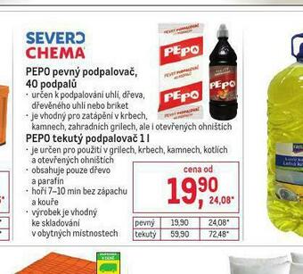 Makro Pepo tekutý podpalovač nabídka