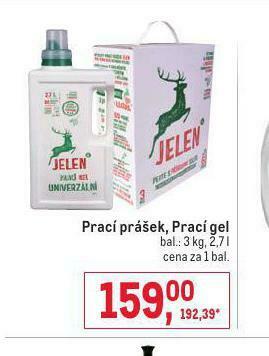 Makro Jelen prací gel nabídka