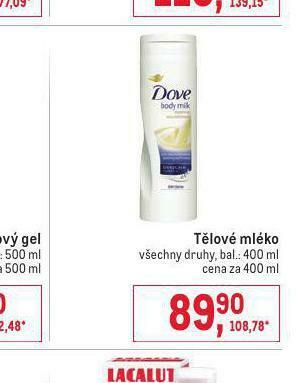 Dove tělové mléko