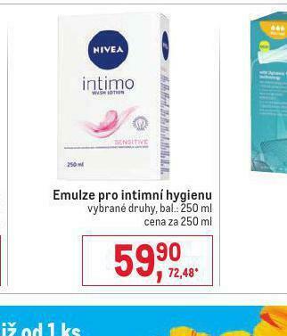 Nivea emulze pro intimní hygienu