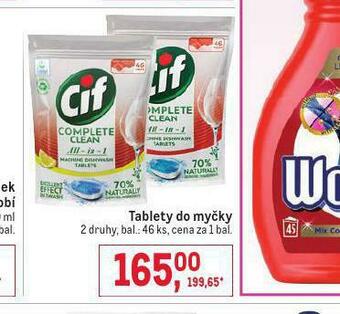 Makro Cif tablety do myčky nabídka