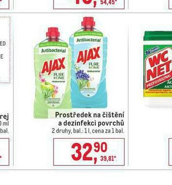 Makro Ajax prostředek na čištění a dezinfekci povrchů nabídka