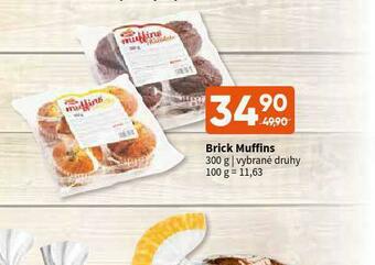 Terno Brick muffins nabídka