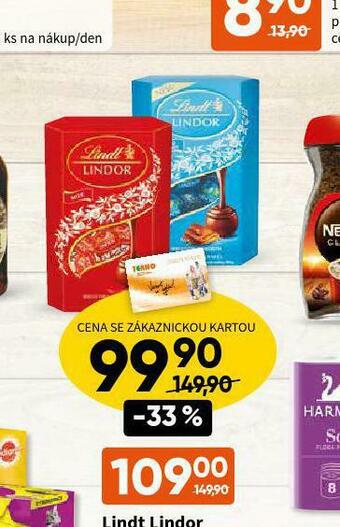 Terno Lindt lindor nabídka