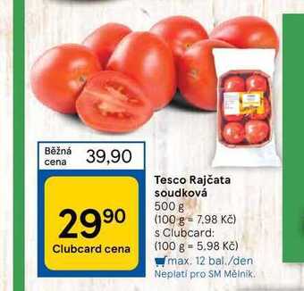 Tesco Tesco rajčata soudková 500 g nabídka