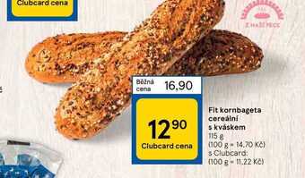 Tesco Fit kornbageta cereální s kváskem 115 g nabídka